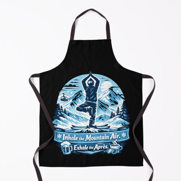 Item preview, Inhale the Mountain Air Exhale the Apres Ski Yoga designed and sold by avinigav.