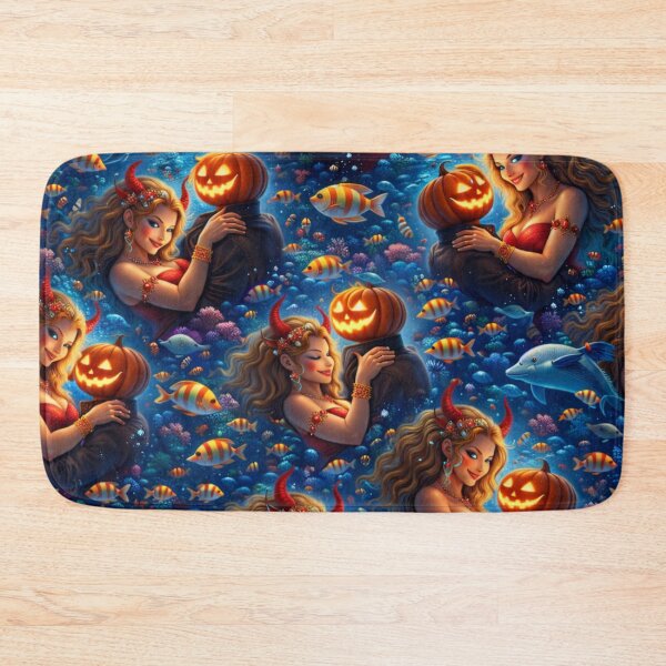 Item preview, Headless Horseman Underwater Dance With Demon Muse – Fantasy Romance Art designed and sold by TheHorsemanRidesAgain.