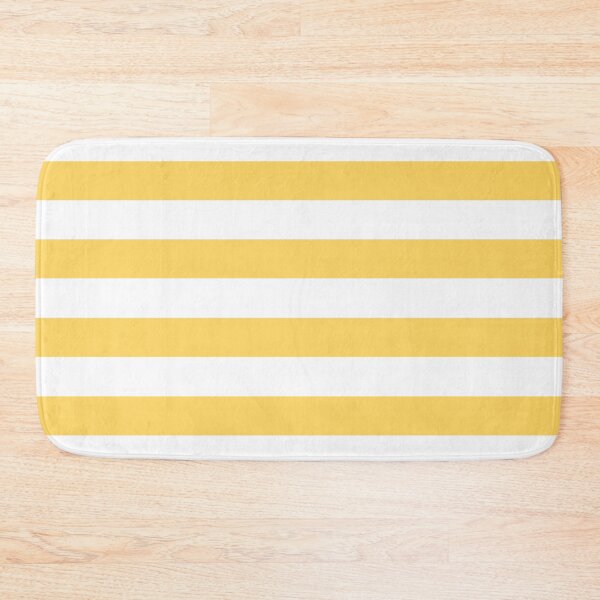Item preview, Minimalist Yellow and White Horizontal Stripes designed and sold by BreisaBurman.