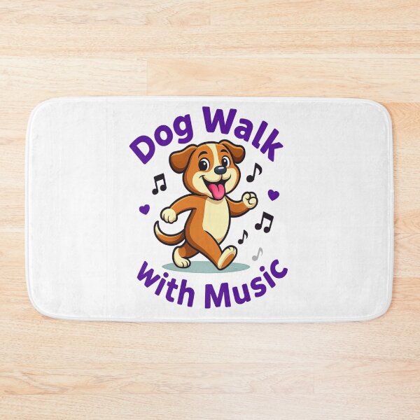 Item preview, Dog Wlalk with Music designed and sold by ArtelierMe.