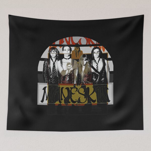 Item preview, Maneskin Comic Art Band Poster designed and sold by lspraybrick.