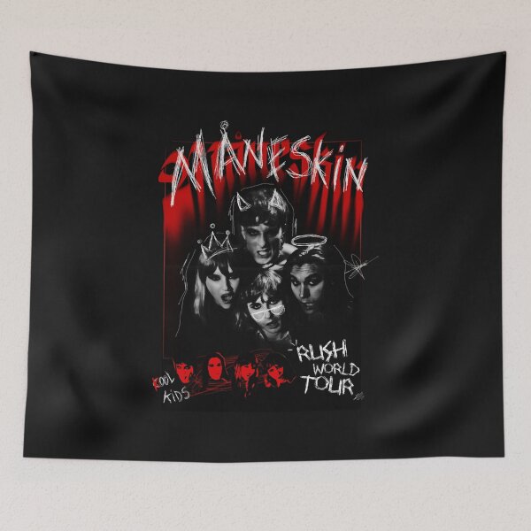 Item preview, Maneskin Comic Art Band Poster designed and sold by lspraybrick.