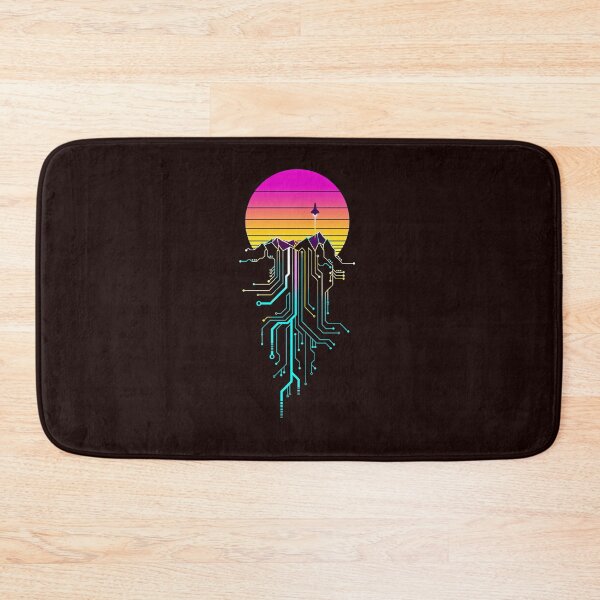 Item preview, Synth Mountain Sunrise designed and sold by jeflailey.