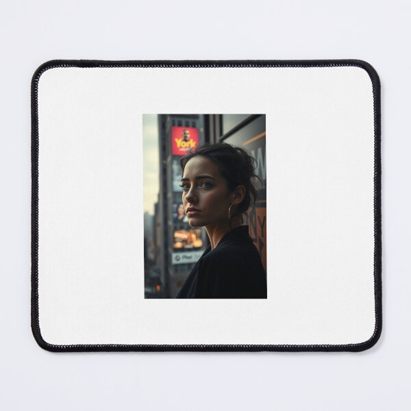 Item preview, Urban Sunset - Laya del Sol | City Rooftop AI Portrait | Modern Latina Art designed and sold by LayaDelSol.