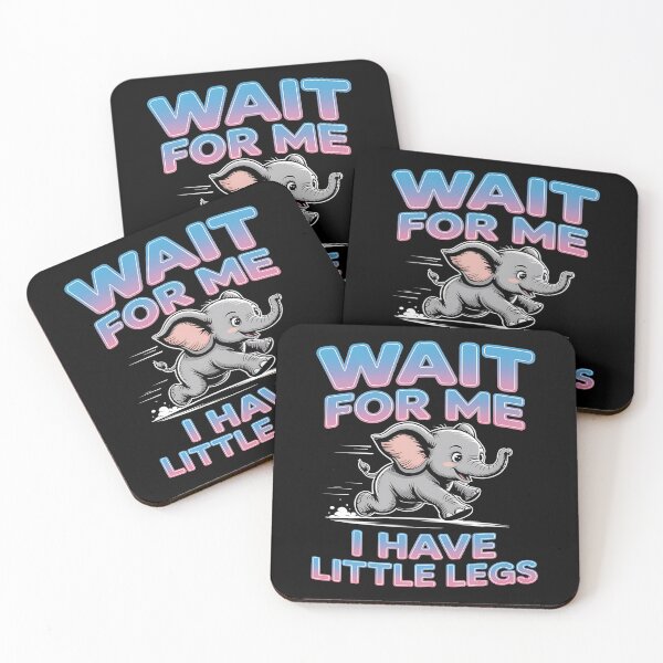 Item preview, Wait for me, I have little legs - baby animal - short legs - Wait up, tiny legs - Tiny legs, big effort - Waddle faster? I’m trying - waddle squad – slow runner – tiny legs – walking humor designed and sold by JansenGS.