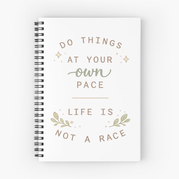 Item preview, Do Things at Your Own Pace – Life Is Not a Race designed and sold by CanvasWhimsy.