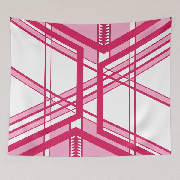 Item preview, Mid Century Modern Bradley in Valentine Pinks designed and sold by RachelSpeir.