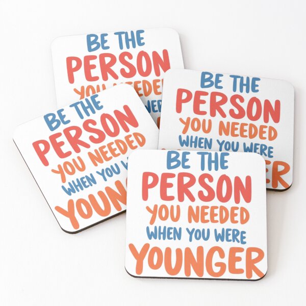 Item preview, Be the person you needed when you were younger motivational quote designed and sold by riba1creates.