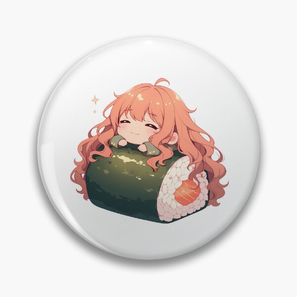 Item preview, Shouko Nishimiya Sleeping On Sushi Roll A Silent Voice Anime Kawaii Chibi designed and sold by CarlosBender.