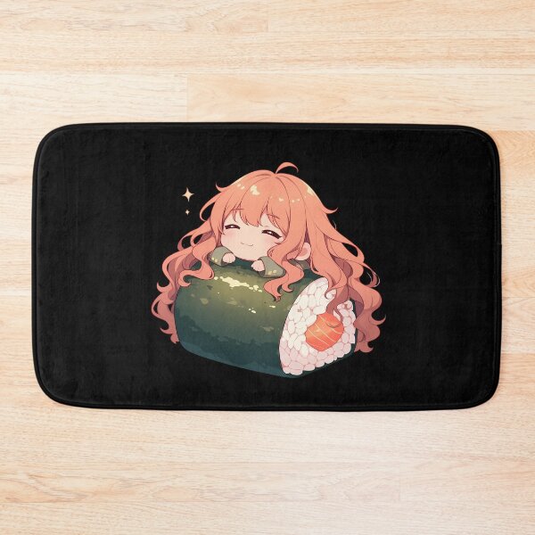 Item preview, Shouko Nishimiya Sleeping On Sushi Roll A Silent Voice Anime Kawaii Chibi designed and sold by CarlosBender.