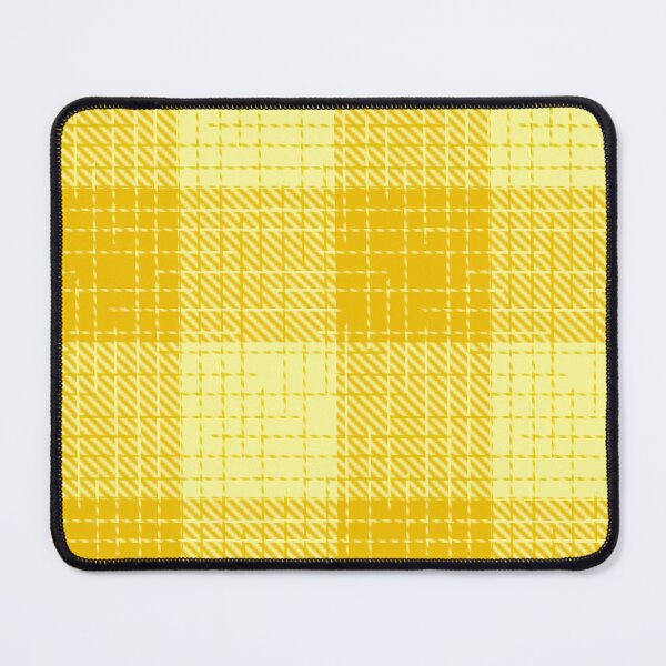 Item preview, Light and Dark Yellow Crosshatch Plaid Gingham Design designed and sold by PatternTitan.