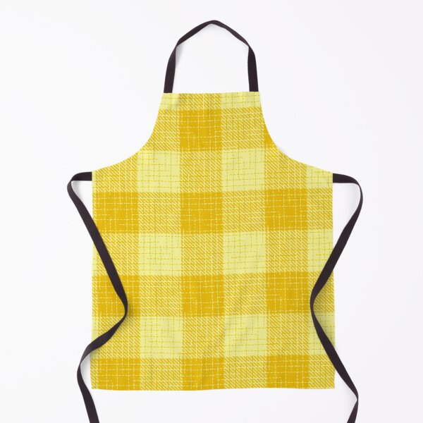 Item preview, Light and Dark Yellow Crosshatch Plaid Gingham Design  designed and sold by PatternTitan.