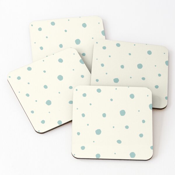 Item preview, Duck egg blue polka dots designed and sold by FrancesPoff.