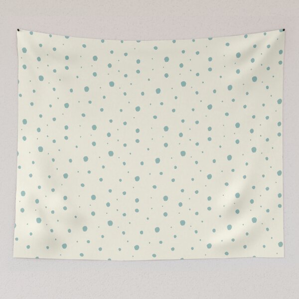 Item preview, Duck egg blue polka dots designed and sold by FrancesPoff.