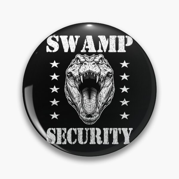 Item preview, SWAMP SECURITY funny crocodile alligator reptile tropical swamps river delta tropical lakes and rivers reptile lover designed and sold by Jt41.