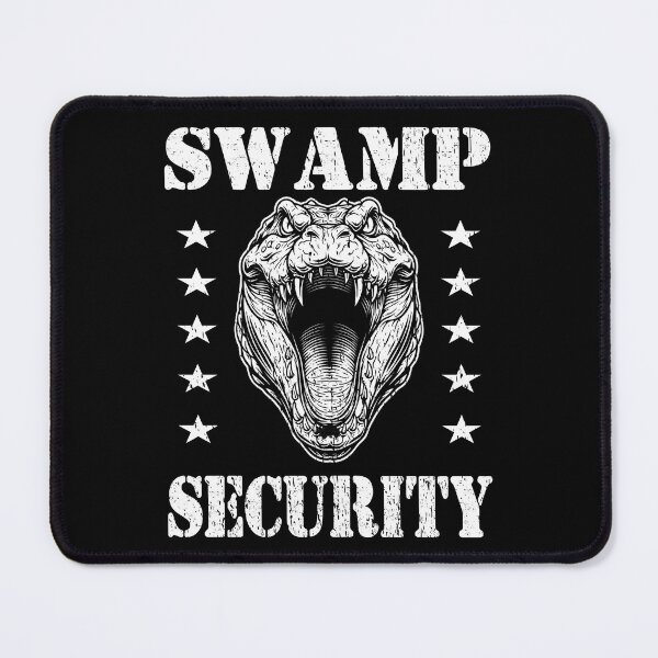 Item preview, SWAMP SECURITY funny crocodile alligator reptile tropical swamps river delta tropical lakes and rivers reptile lover designed and sold by Jt41.