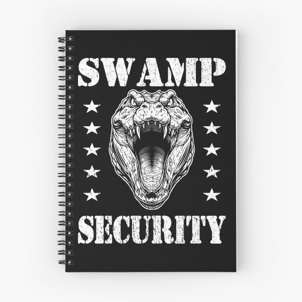 Item preview, SWAMP SECURITY funny crocodile alligator reptile tropical swamps river delta tropical lakes and rivers reptile lover designed and sold by Jt41.