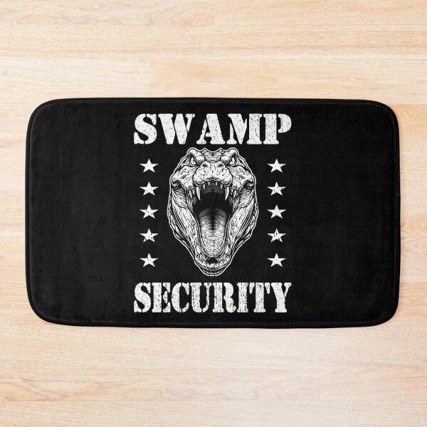 Item preview, SWAMP SECURITY funny crocodile alligator reptile tropical swamps river delta tropical lakes and rivers reptile lover designed and sold by Jt41.