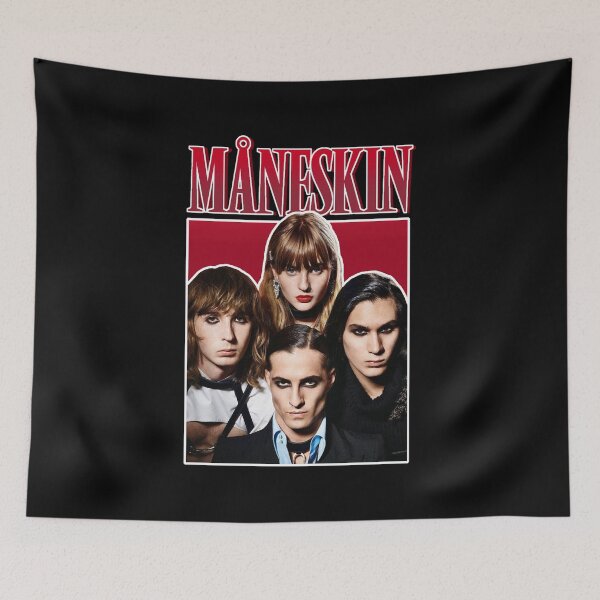 Item preview, Maneskin Comic Art Band Poster designed and sold by lspraybrick.