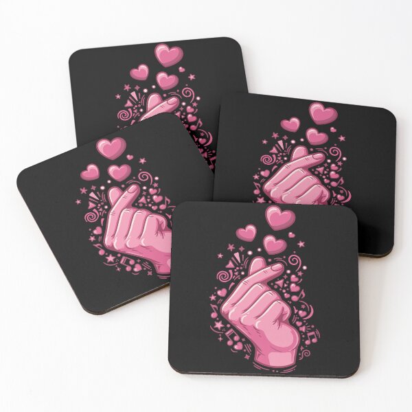 Item preview, Finger Heart Kpop Korean Music Cute Love Korea designed and sold by LuminOrb.