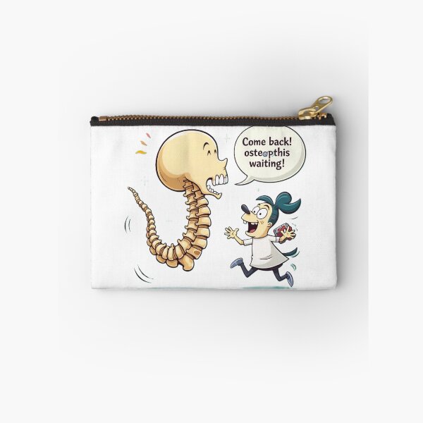 Item preview, Funny Spine Cartoon – Come Back, Osteopath Is Waiting! designed and sold by myforestfog.