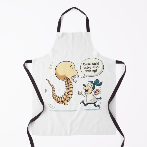 Item preview, Funny Spine Cartoon – Come Back, Osteopath Is Waiting! designed and sold by myforestfog.