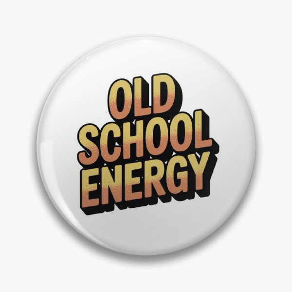 Item preview, Old School Energy Retro Sticker designed and sold by KomalArtStudio.