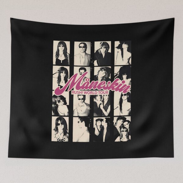 Item preview, Maneskin Comic Art Band Poster designed and sold by lspraybrick.