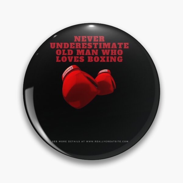 Item preview, Never Underestimate An Old Man Who Loves Boxing designed and sold by Filip07M.