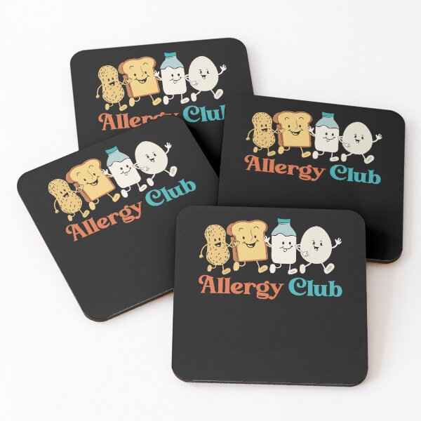 Item preview, Funny Allergy Club Food Allergy Humor Peanut Dairy Allergic designed and sold by farhanhafeez.