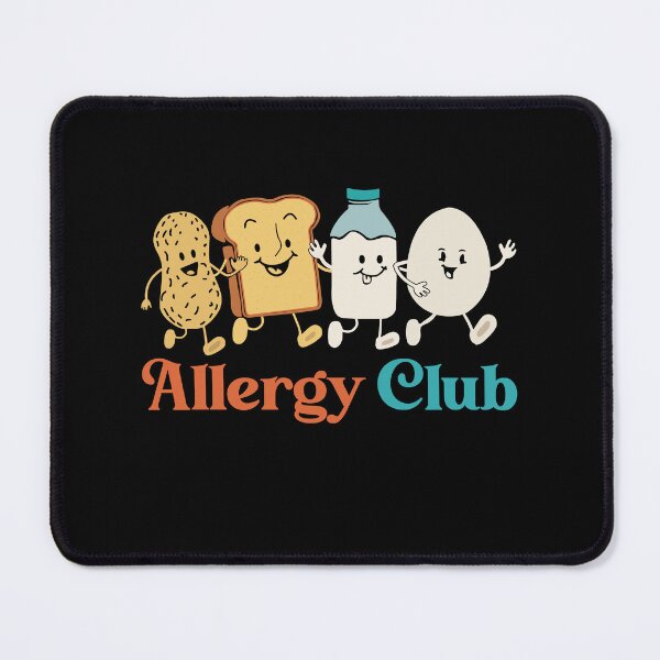 Item preview, Funny Allergy Club Food Allergy Humor Peanut Dairy Allergic designed and sold by farhanhafeez.