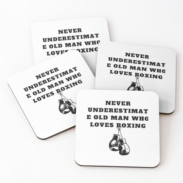 Item preview,  Never Underestimate An Old Man Who Loves Boxing designed and sold by -ecolect-.