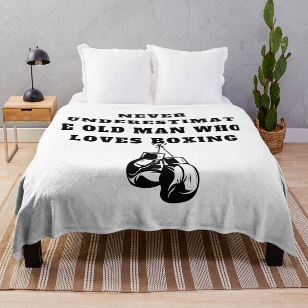 Item preview, Never Underestimate An Old Man Who Loves Boxing designed and sold by -ecolect-.