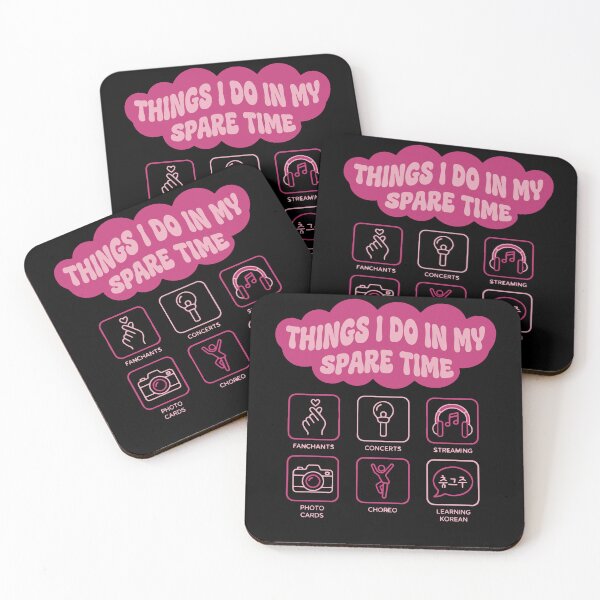 Item preview, Things I Do In My Spare Time Kpop Korean Music designed and sold by LuminOrb.