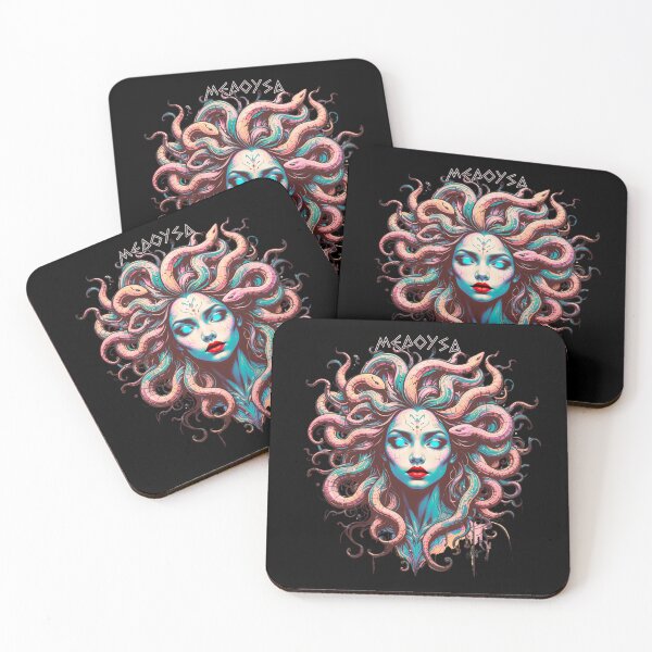 Item preview, Vibrant Neo-Traditional Medusa Greek Mythology Portrait designed and sold by AwarenessByDesign.