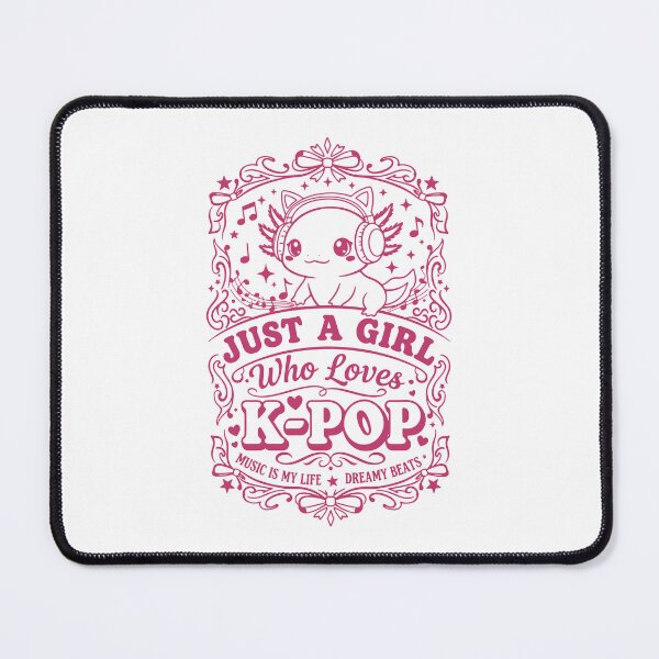 Item preview, Just A Girl Who Loves K-Pop Music Is My Life designed and sold by LuminOrb.