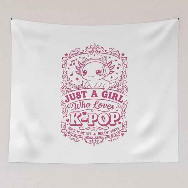 Item preview, Just A Girl Who Loves K-Pop Music Is My Life designed and sold by LuminOrb.