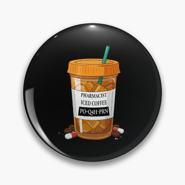 Item preview, Pharmacist Iced Coffee Prescription PO-Q4H-PRN - Funny Night Shift Humor designed and sold by CrewGifted.