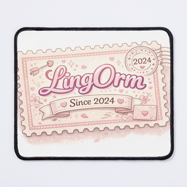 Item preview, LingOrm Since 2024 Stamp Design – Love Letter Aesthetic Thai GL Fandom designed and sold by Item Geeks.