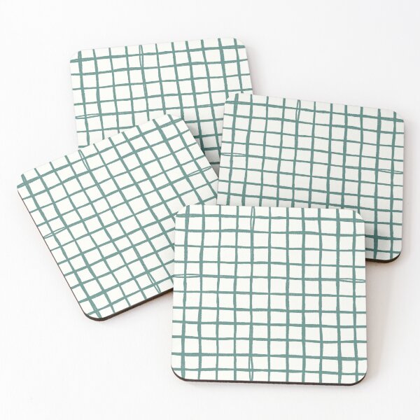 Item preview, Sage green wonky plaid check  designed and sold by FrancesPoff.