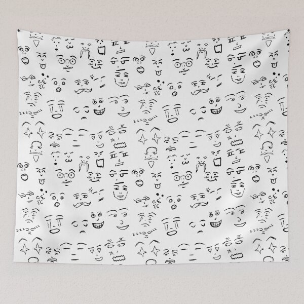 Item preview, my doodle faces designed and sold by Uday-2003.