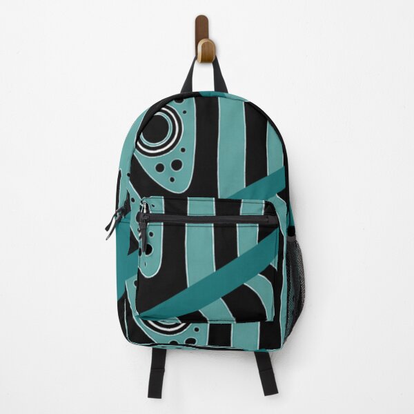 Item preview, Bold Teal Zebra Pattern with Graphic Dot Accents designed and sold by annenambiro.
