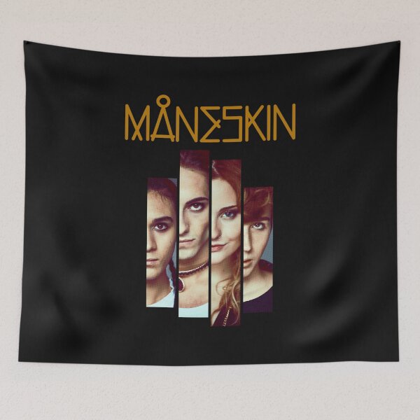 Item preview, Maneskin Comic Art Band Poster designed and sold by lspraybrick.