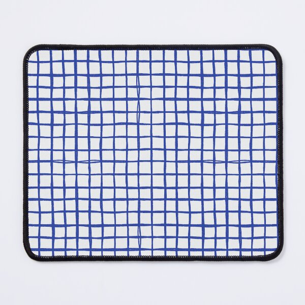 Item preview, Cobalt blue wonky plaid check  designed and sold by FrancesPoff.