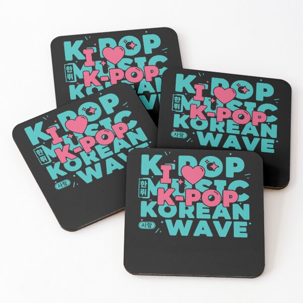 Item preview, I Love K-Pop Music Korean Wave Hallyu Sarang designed and sold by LuminOrb.