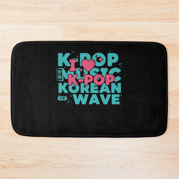 Item preview, I Love K-Pop Music Korean Wave Hallyu Sarang designed and sold by LuminOrb.