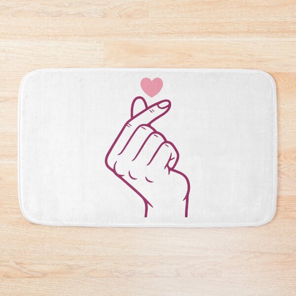 Item preview, K-Pop Korean Music Cute Finger Heart Love Korea designed and sold by LuminOrb.