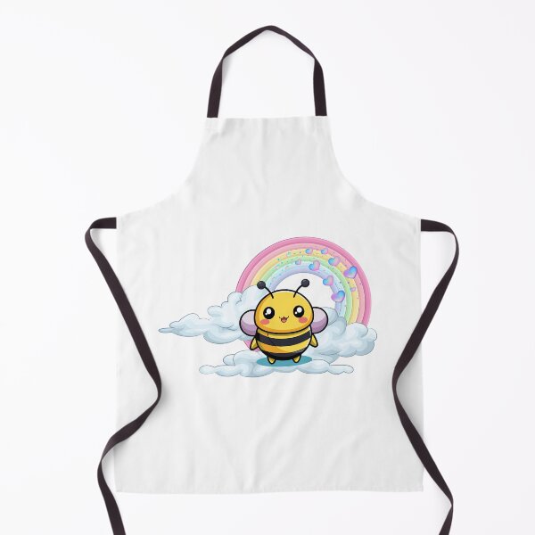 Item preview, Buzzing Joy - Cute Bee on Clouds with Pastel Rainbow designed and sold by Love3Happy.