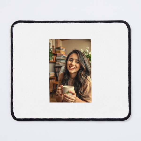 Item preview, Coffee Shop Moments - Laya del Sol | Cozy AI Portrait | Candid lifestyle art designed and sold by LayaDelSol.