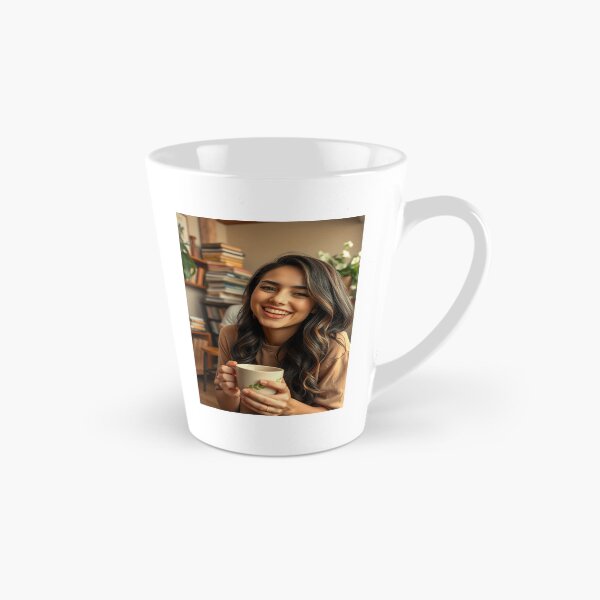 Artikelvorschau, Coffee Shop Moments - Laya del Sol | Cozy AI Portrait | Candid Lifestyle Art entworfen und verkauft von LayaDelSol.